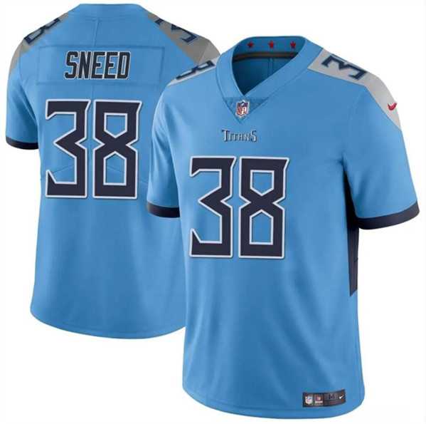 Men & Women & Youth Tennessee Titans #38 LJarius Sneed Blue Vapor Limited Stitched Jersey